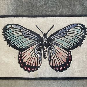 Potterybarn Teen Emily and Merritt 3x5 butterfly rug